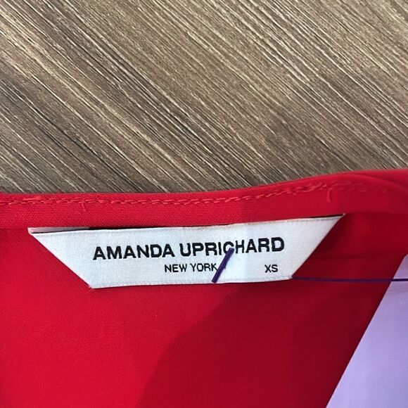 Amanda Uprichard Susannah Dress in Mcntosh RED - Picture 9 of 9